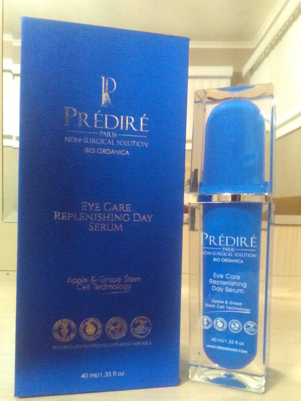 PREDIRE EYE CARE REPLENISHING DAY SERUM-APPLE&GRAPE STEM CELL TECH-1.35 oz/40 ml
